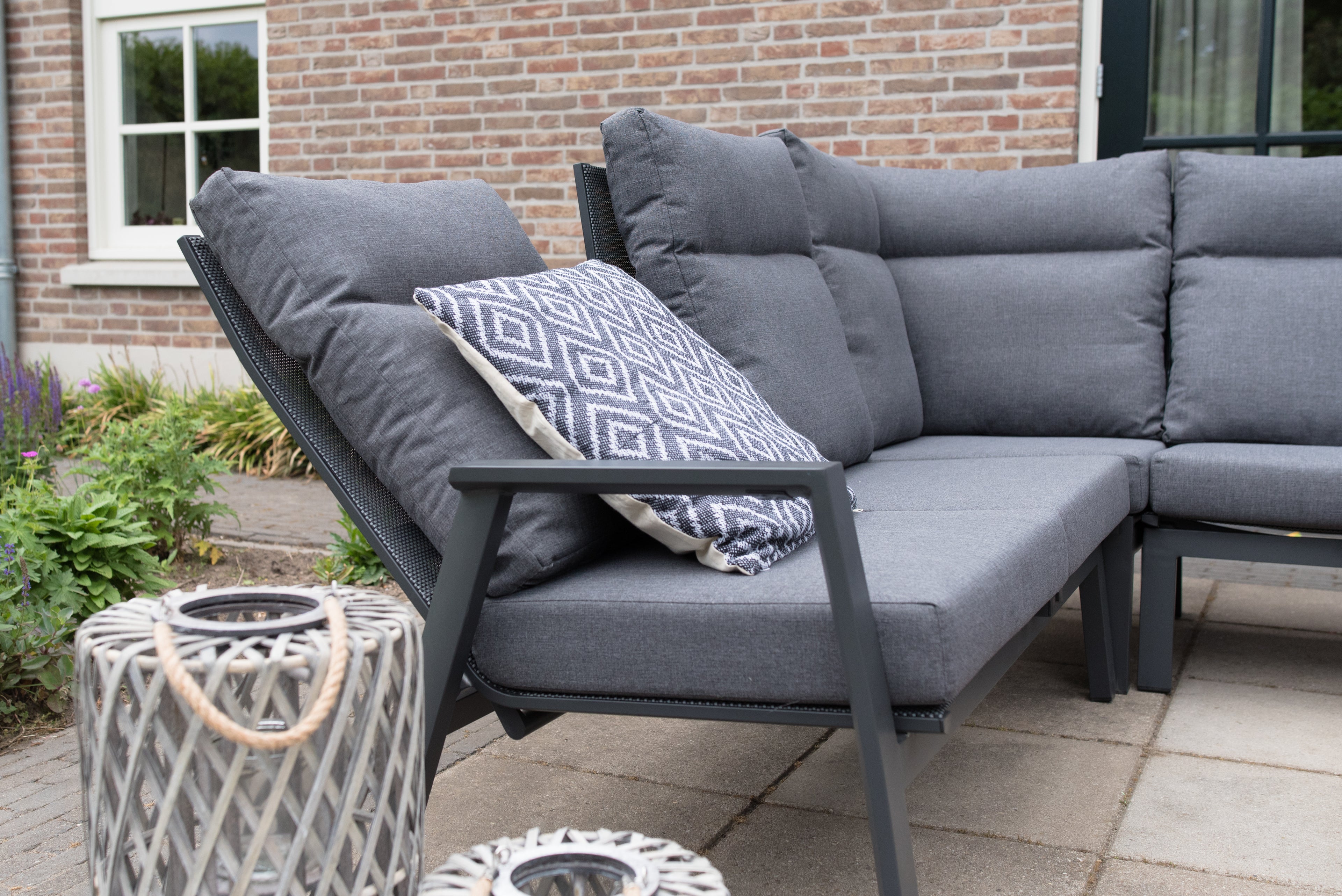 komplettes Set - Lounge Wangerooge mit Tisch Genua